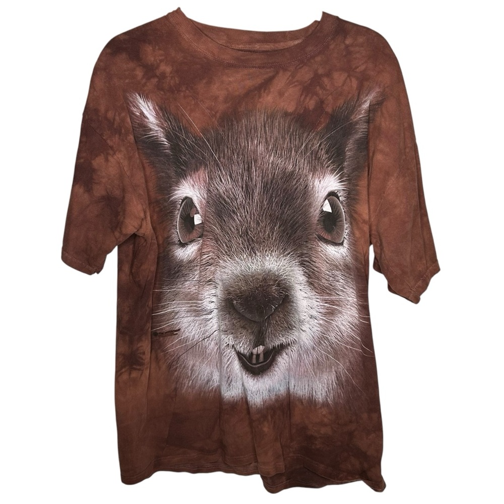 THE‎ MOUNTAIN | Squirrel Graphic Tee - Brown - Sz XL